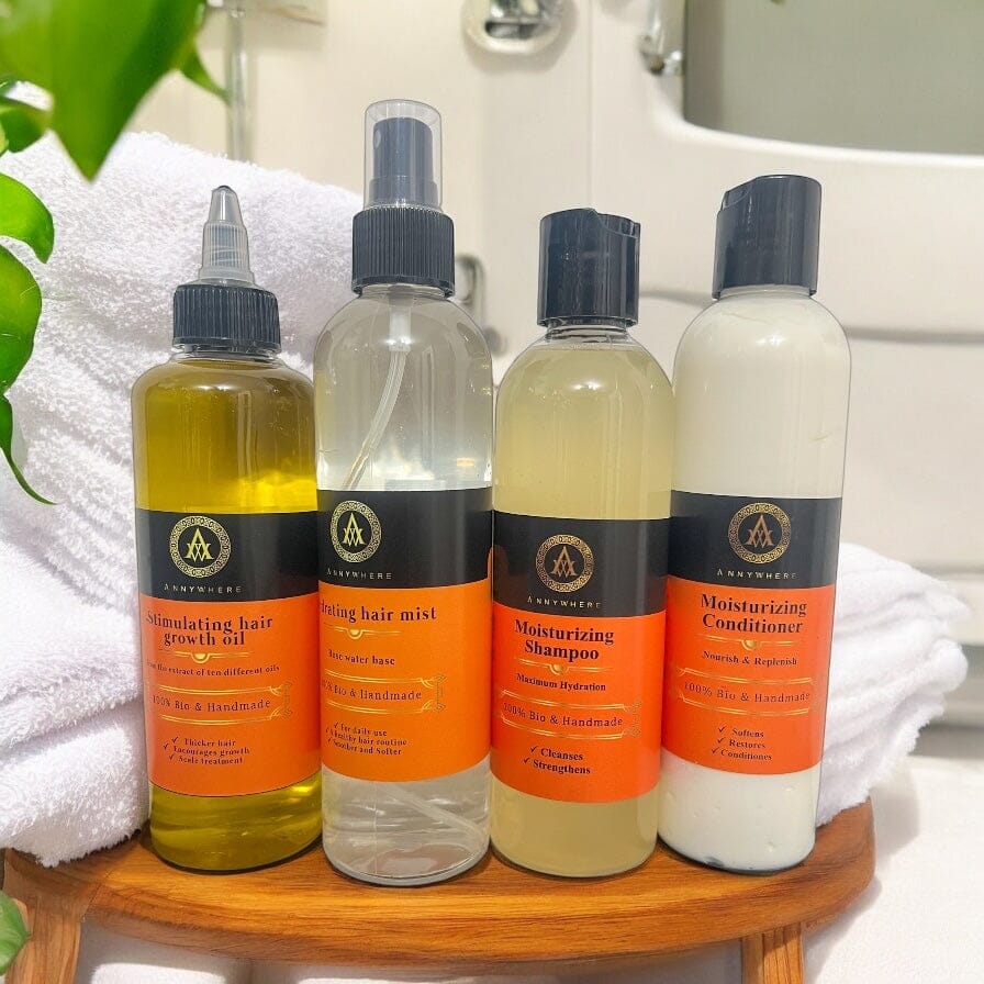 Repair & Growth Bundle Annywhere workshop 8oz moisturizing shampoo