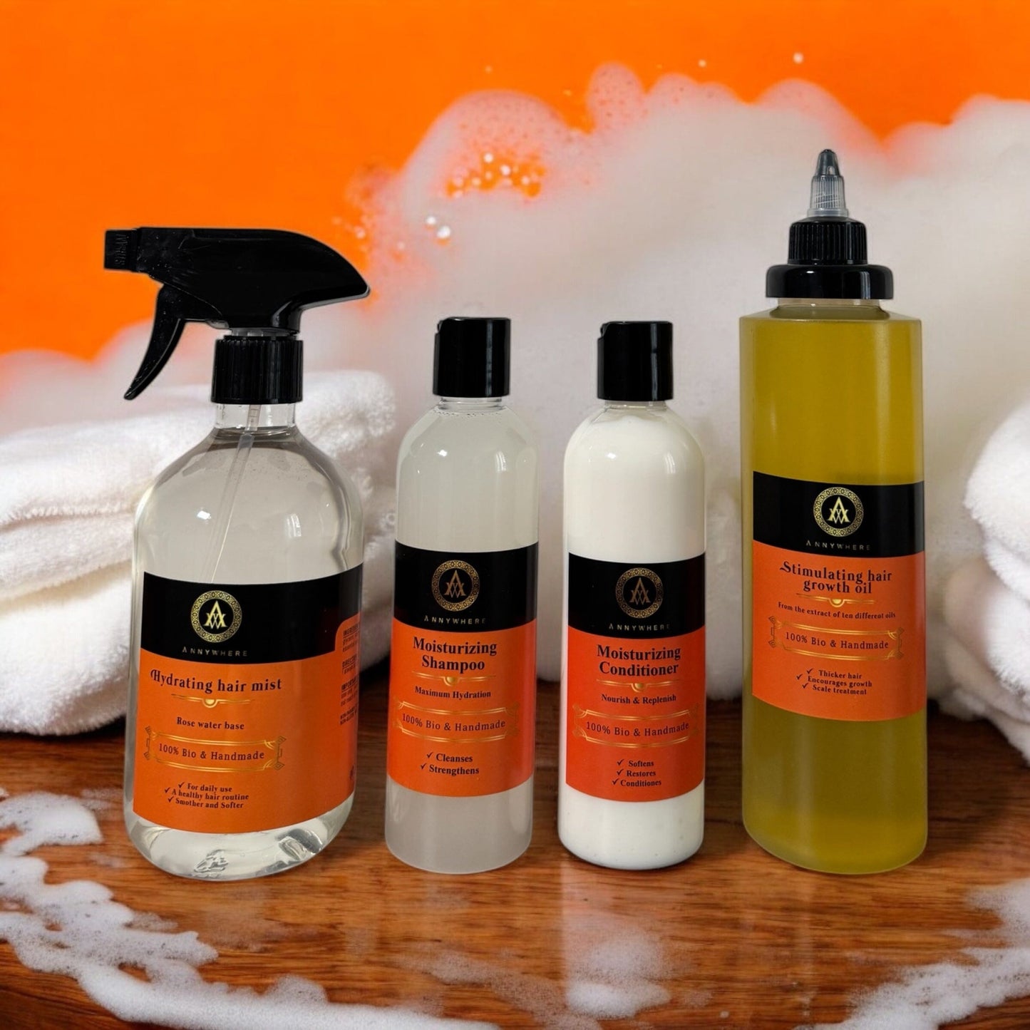 Repair & Regrowth Bundle Hair bundle Annywhere workshop Moisturizing shampoo