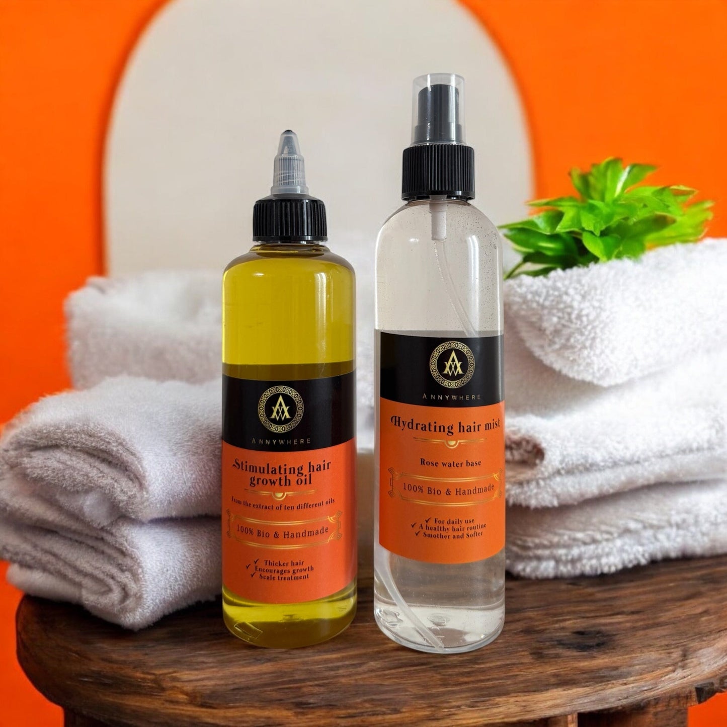 Oil & Mist COMBO- 2 Bottles Annywhere 8oz oil & 8oz mist