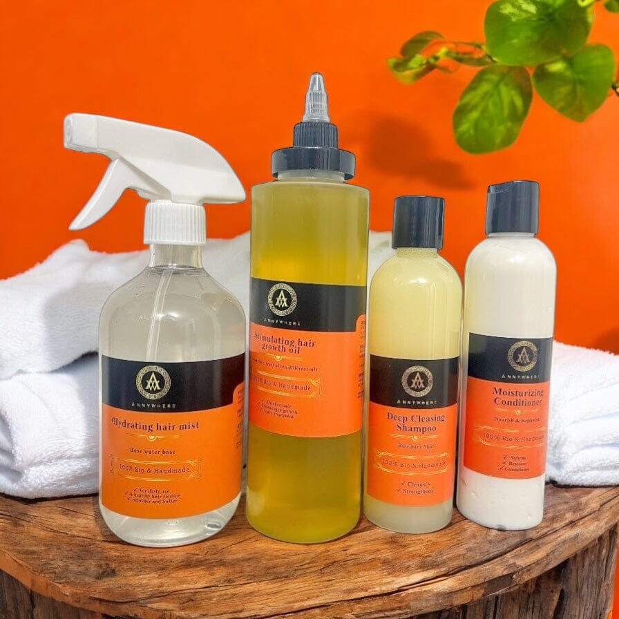 Repair & Regrowth Bundle Hair bundle Annywhere workshop Deep cleasing shampoo