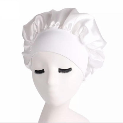 Satin Bonnet Satin bonnet annywhere White 