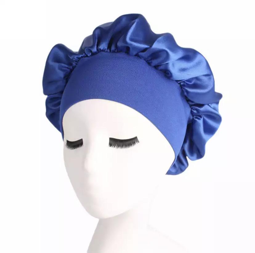 Satin Bonnet Satin bonnet annywhere Blue 